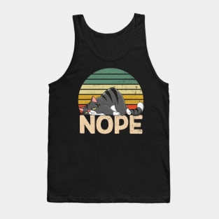 Funny Cat Nope T-shirt Tank Top